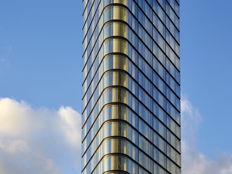 Lexicon's distinctive glass facade