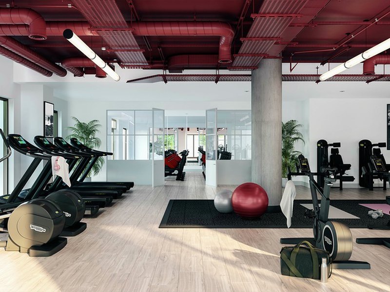 Gym, spinning & yoga studios
