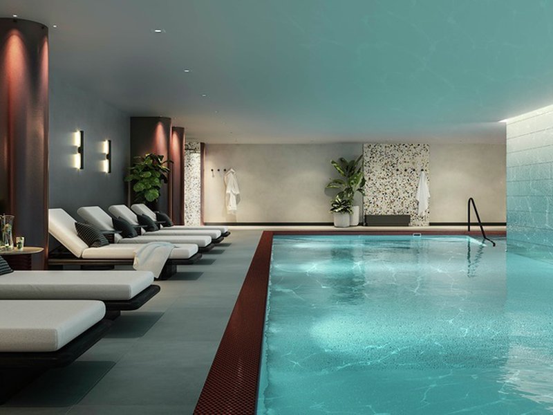 Swimming pool, spa, sauna & steam room
